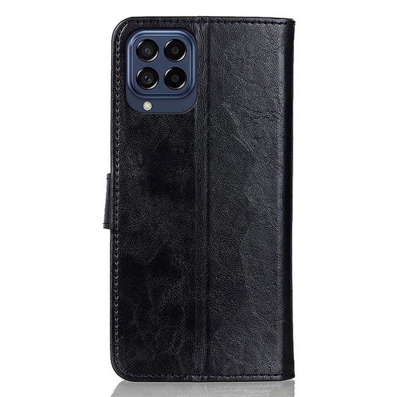Κάλυμμα Samsung Galaxy M53 5G Τρίχρωμο Ασημένιο Κούμπωμα